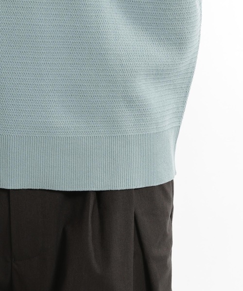 HARE(ハレ)の「HAREロゴニットポロ(HARE)(ポロシャツ・メンズ・グレー/ブルー/ブラック/ブラウン・SMALL/MEDIUM)」の15枚目の写真