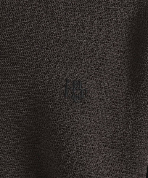 HARE(ハレ)の「HAREロゴニットポロ(HARE)(ポロシャツ・メンズ・グレー/ブルー/ブラック/ブラウン・SMALL/MEDIUM)」の8枚目の写真