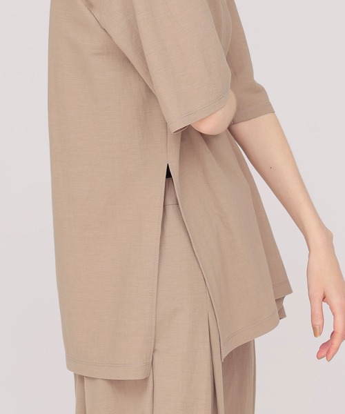 DRESSLAVE(ドレスレイブ)の「natural wrinkles tuck pullover cutsew(ナチュラルリンクルタックプルオーバー)(Tシャツ/カットソー・レディース・ホワイト/ベージュ・38)」の8枚目の写真