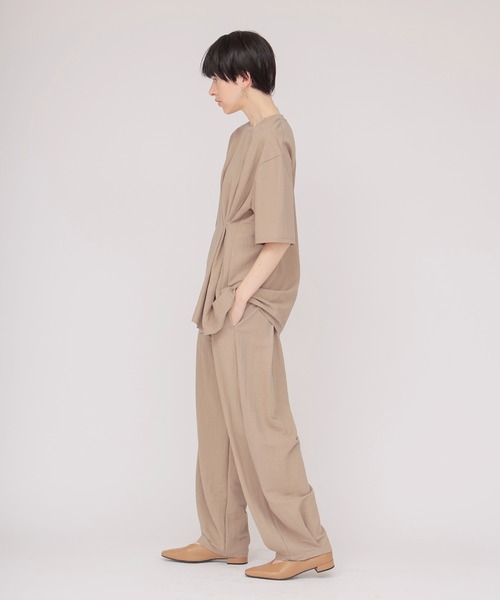 DRESSLAVE(ドレスレイブ)の「natural wrinkles tuck pullover cutsew(ナチュラルリンクルタックプルオーバー)(Tシャツ/カットソー・レディース・ホワイト/ベージュ・38)」の11枚目の写真