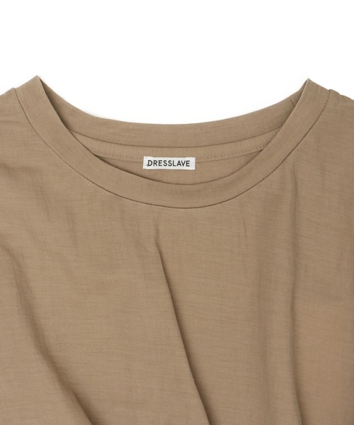DRESSLAVE(ドレスレイブ)の「natural wrinkles tuck pullover cutsew(ナチュラルリンクルタックプルオーバー)(Tシャツ/カットソー・レディース・ホワイト/ベージュ・38)」の13枚目の写真