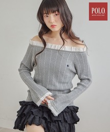 セール】【POLO BCS(ポロ・ビーシーエス)】ケーブルニットワンピース