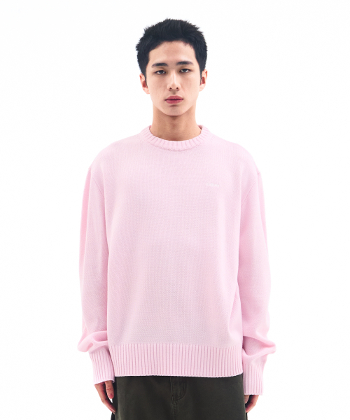AMESWORLDWIDE（アメスワールドワイド）の「BASIC SMALL LOGO KNIT PINK（ニット/セーター・レディース・その他・SMALL/MEDIUM/LARGE）」の3枚目の写真