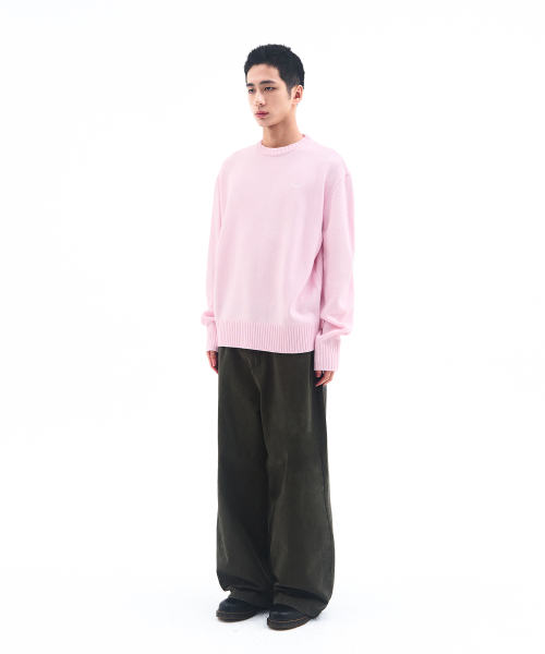 AMESWORLDWIDE（アメスワールドワイド）の「BASIC SMALL LOGO KNIT PINK（ニット/セーター・レディース・その他・SMALL/MEDIUM/LARGE）」の5枚目の写真