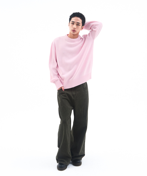 AMESWORLDWIDE（アメスワールドワイド）の「BASIC SMALL LOGO KNIT PINK（ニット/セーター・レディース・その他・SMALL/MEDIUM/LARGE）」の7枚目の写真