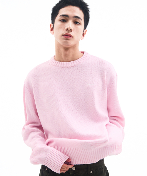 AMESWORLDWIDE（アメスワールドワイド）の「BASIC SMALL LOGO KNIT PINK（ニット/セーター・レディース・その他・SMALL/MEDIUM/LARGE）」の9枚目の写真