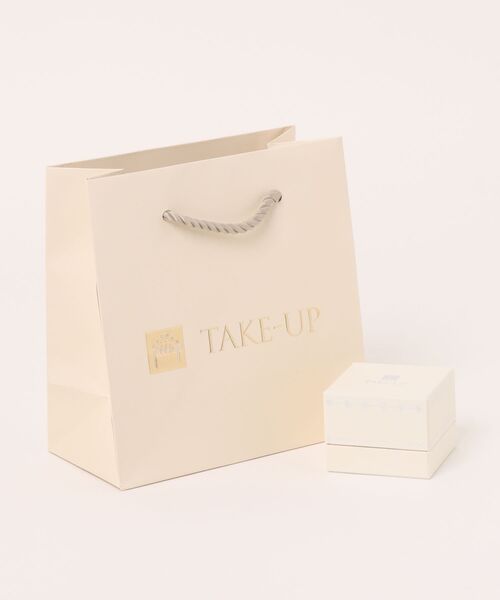 TAKE-UP(テイクアップ)の「K10 ツユミニスター・パープル ワイヤーピアス( YG)(ピアス(両耳用)・レディース・イエローゴールド・FREE)」の6枚目の写真