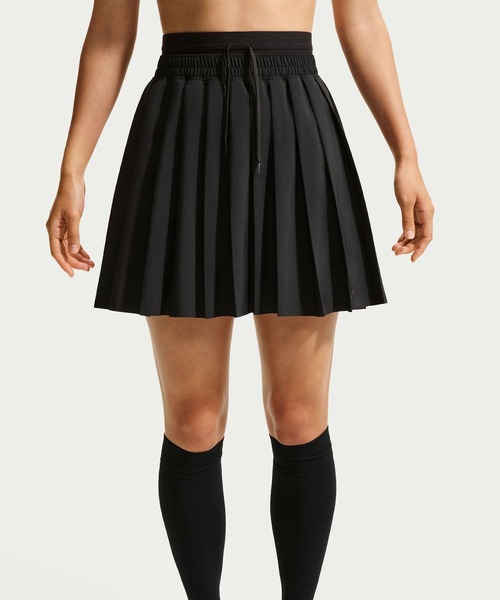 NIKE（ナイキ）の「NIKE AS WMNS NSW KNIFE PLEAT SKIRT / ナイキ ウィメンズ NSW ナイフ プリーツ スカート 【SP】（スカート・レディース・ブラック/ベージュ・M/L/S）」の5枚目の写真