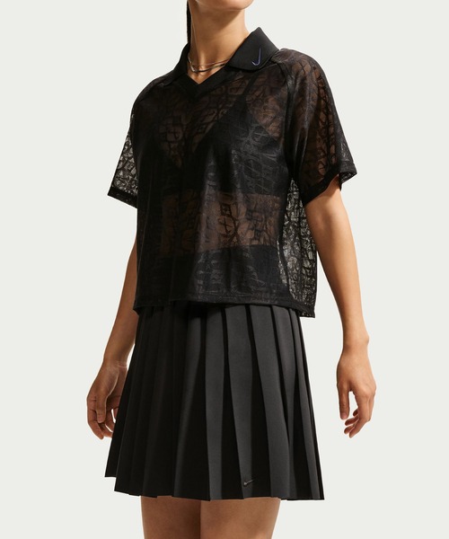 NIKE（ナイキ）の「NIKE AS WMNS NSW KNIFE PLEAT SKIRT / ナイキ ウィメンズ NSW ナイフ プリーツ スカート 【SP】（スカート・レディース・ブラック/ベージュ・M/L/S）」の7枚目の写真