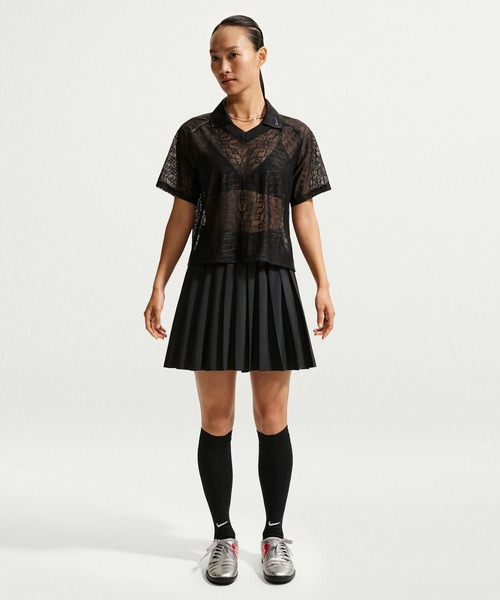 NIKE（ナイキ）の「NIKE AS WMNS NSW KNIFE PLEAT SKIRT / ナイキ ウィメンズ NSW ナイフ プリーツ スカート 【SP】（スカート・レディース・ブラック/ベージュ・M/L/S）」の8枚目の写真