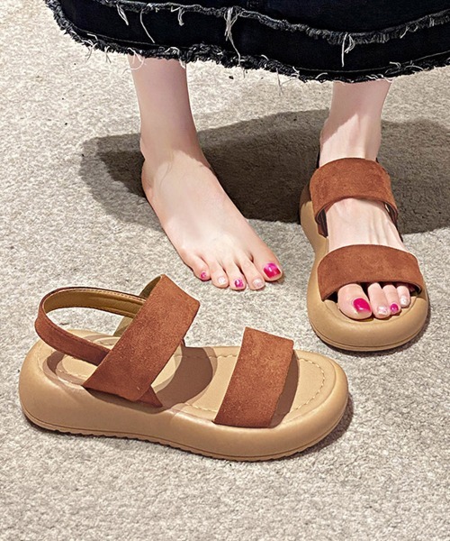 Miniministore(ミニミニストア)の「厚底サンダル ビーチサンダル 美脚 夏靴(サンダル・レディース・ブラック/アイボリー/キャメル・24.0cm/23.5cm/23.0cm/22.5cm/25.0cm/24.5cm)」の18枚目の写真