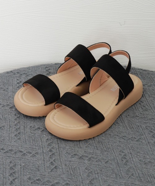 Miniministore(ミニミニストア)の「厚底サンダル ビーチサンダル 美脚 夏靴(サンダル・レディース・ブラック/アイボリー/キャメル・24.0cm/23.5cm/23.0cm/22.5cm/25.0cm/24.5cm)」の9枚目の写真