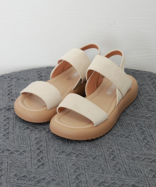 Miniministore(ミニミニストア)の「厚底サンダル ビーチサンダル 美脚 夏靴(サンダル・レディース・ブラック/アイボリー/キャメル・24.0cm/23.5cm/23.0cm/22.5cm/25.0cm/24.5cm)」の13枚目の写真