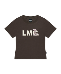 WM BUNNY OG CROPPED TEE brown