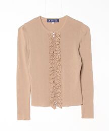 M'S GRACY（エムズグレイシー）の「フリルニットカーディガン（カーディガン/ボレロ）」