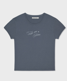 Take Me Home TEE (DUSTY BLUE)