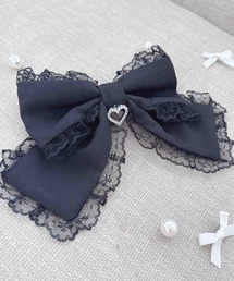 MA*RS | ビッグりぼん×ビジューハートリングバレッタ(バレッタ/ヘアクリップ)