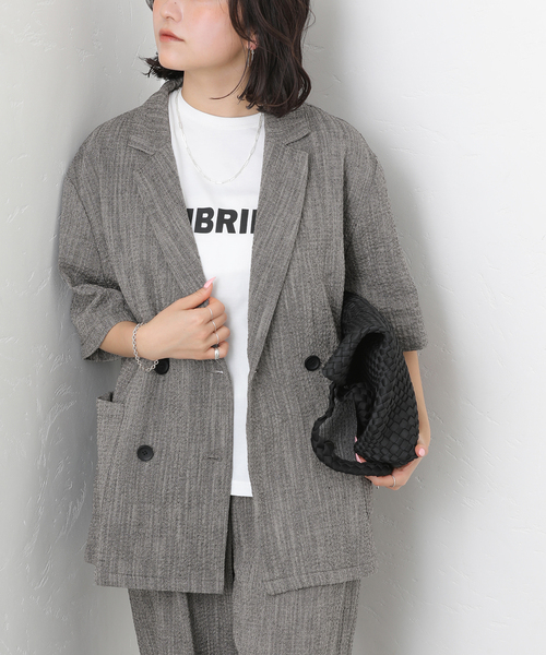 JOURNAL STANDARD relume テーラードジャケット　グレー ジャーナルスタンダード relume テーラードジャケット グレー L 【公式