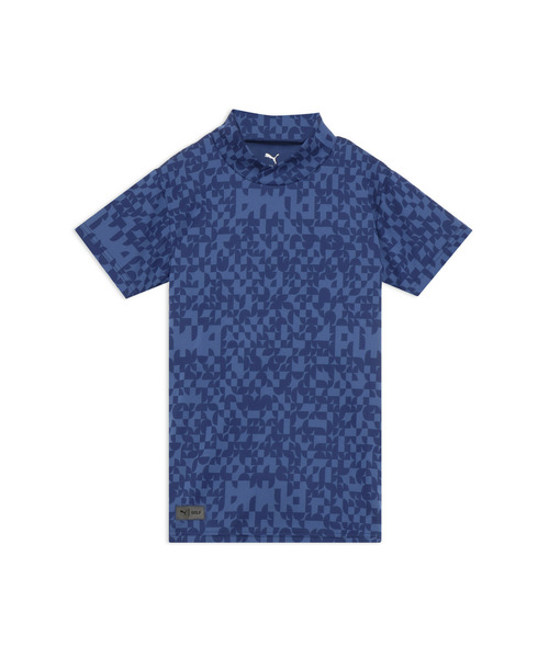 PUMA(プーマ)の「PUMA プーマ ウィメンズ ゴルフ PB グラフィック モックネック 半袖 シャツ(Tシャツ/カットソー・レディース・ホワイト系その他/ブルー系その他・SMALL/MEDIUM/LARGE/X-LARGE)」の5枚目の写真