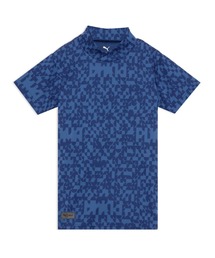 PUMA プーマ ウィメンズ ゴルフ PB グラフィック モックネック 半袖 シャツ