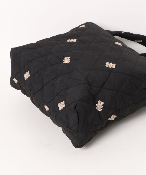 VIBGYOR(ヴィブジョー)の「Mignonjour/くま刺繍キルティングバッグ M2900(ハンドバッグ・レディース・ブラウン/ホワイト/ブラック・FREE)」の13枚目の写真