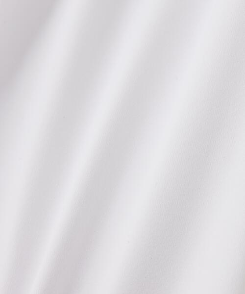 PEARLY GATES(パーリーゲイツ)の「【PG BODY】N/パワーネット×Peベア天竺長袖Uネックカットソー(Tシャツ/カットソー・レディース・ホワイト/ネイビー・LARGE/SMALL/MEDIUM)」の3枚目の写真