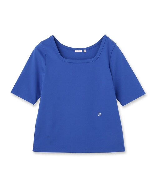DRESSTERIOR(ドレステリア)の「【接触冷感/UVカット/抗菌防臭/しわ防止】クールデオドラント スクエアネックプルオーバー(Tシャツ/カットソー・レディース・ホワイト/ブルー系その他/ブラック/ブラウン系その他・34/36/38)」の5枚目の写真