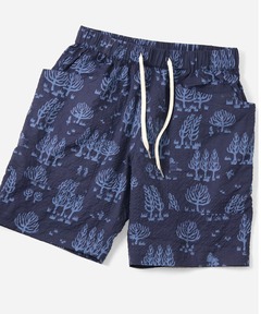 【涼】ULシアサッカーハッピーペイントショーツ