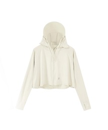 by LEGNA（バイレグナ）の「完全防備接触冷感UVカットショートパーカー（パーカー）」