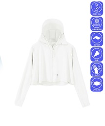 by LEGNA（バイレグナ）の「完全防備接触冷感UVカットショートパーカー（パーカー）」