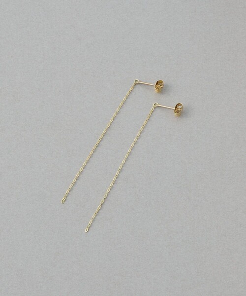アイシーヴェール] K10IGG チェーン ピアス（ピアス（両耳用））｜ete