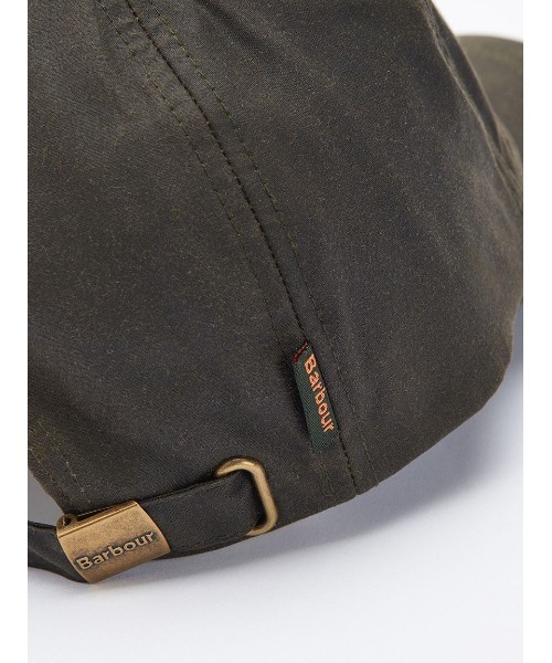 Barbour(バブアー)の「ワックス コットン ベースボール キャップ(キャップ・メンズ・ベージュ/ネイビー/オリーブ/グリーン/ブラック・ONE SIZE)」の7枚目の写真