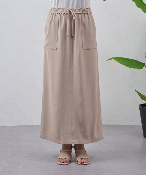 Jena espace merveilleux（ジェナ　エスパスメルヴェイユ）の「トロミナロースカート（スカート・レディース・ブラック/アイボリー/ベージュ・FREE）」の19枚目の写真