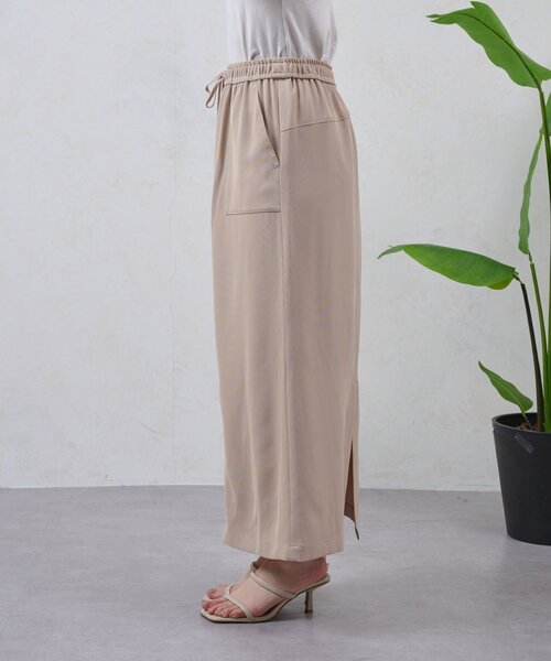 Jena espace merveilleux（ジェナ　エスパスメルヴェイユ）の「トロミナロースカート（スカート・レディース・ブラック/アイボリー/ベージュ・FREE）」の20枚目の写真