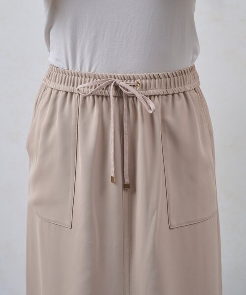 Jena espace merveilleux（ジェナ　エスパスメルヴェイユ）の「トロミナロースカート（スカート・レディース・ブラック/アイボリー/ベージュ・FREE）」の22枚目の写真