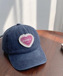 VIBGYOR（ヴィブジョー）の「lulunoix/ハートキャップ N15489（ニットキャップ/ビーニー）」