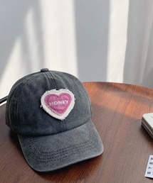 VIBGYOR（ヴィブジョー）の「lulunoix/ハートキャップ N15489（ニットキャップ/ビーニー）」