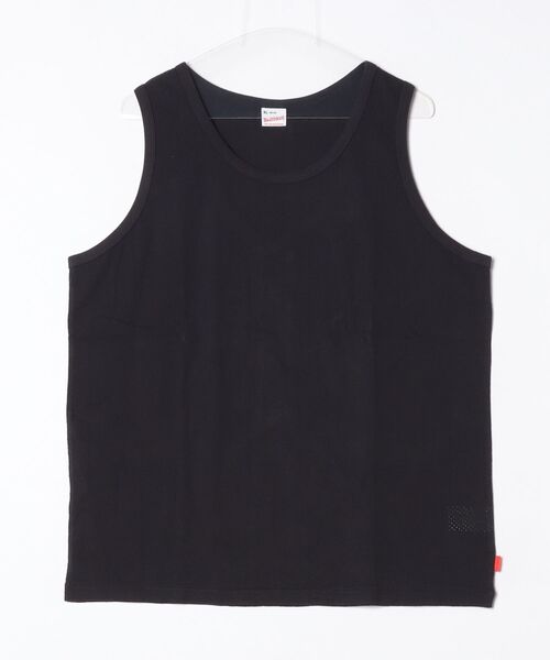 Healthknit(ヘルスニット)の「Healthknit U.S.Cotton MeshTanktop (#55019)(タンクトップ・メンズ・オレンジ/ブラック・MEDIUM/LARGE/X-LARGE)」の4枚目の写真
