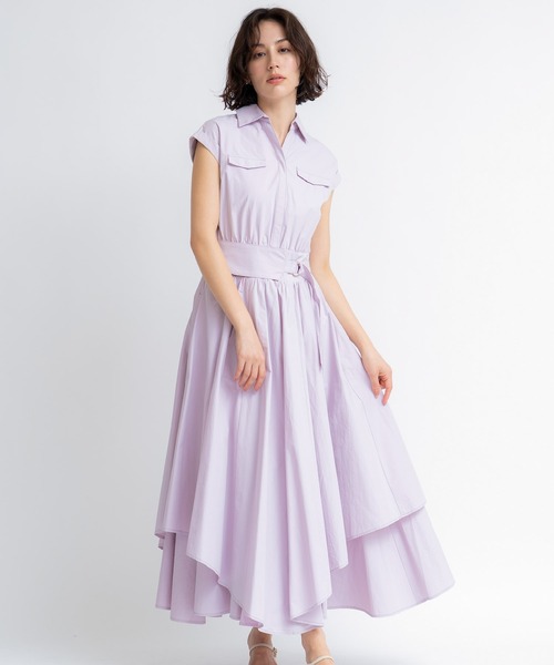 NOELA（ノエラ）の「サファリシャツワンピース（ワンピース・レディース・ピンク/ブラウン/その他1・S/M）」の3枚目の写真