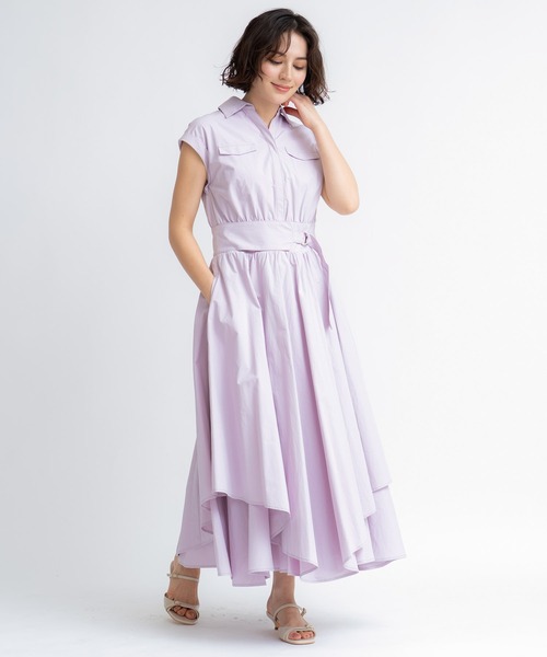NOELA（ノエラ）の「サファリシャツワンピース（ワンピース・レディース・ピンク/ブラウン/その他1・S/M）」の9枚目の写真