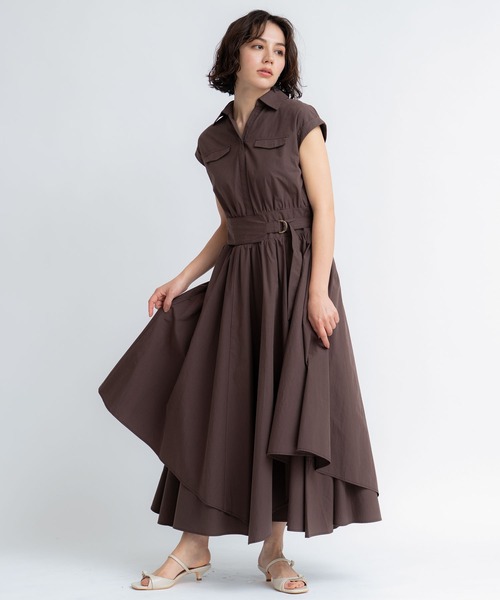 NOELA（ノエラ）の「サファリシャツワンピース（ワンピース・レディース・ピンク/ブラウン/その他1・S/M）」の16枚目の写真