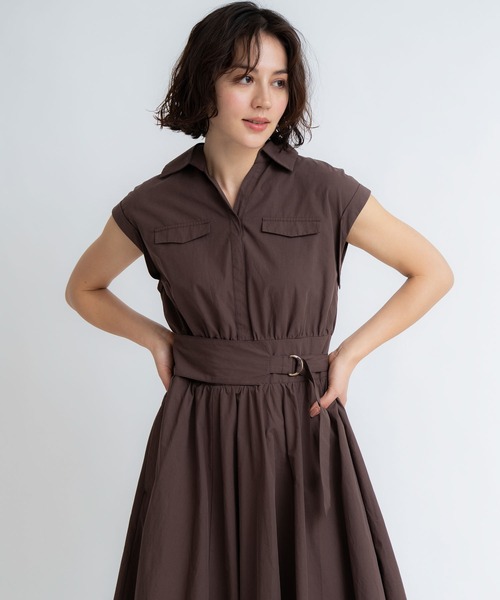 NOELA（ノエラ）の「サファリシャツワンピース（ワンピース・レディース・ピンク/ブラウン/その他1・S/M）」の20枚目の写真