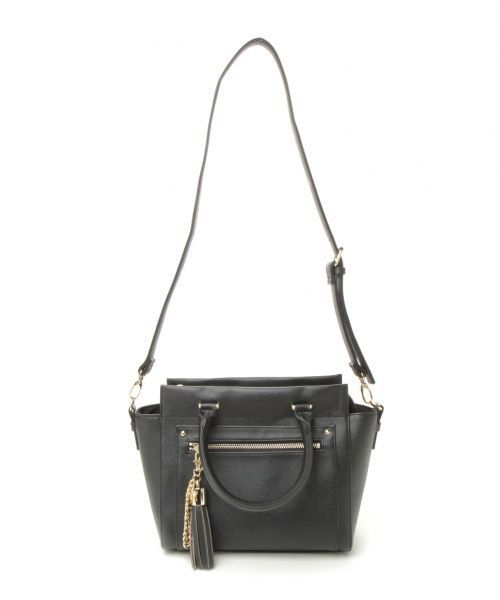 Heather(ヘザー)の「タッセルショルダーBAG 712676(ショルダーバッグ・レディース・アイボリー/ブラック/ピンク系その他・ONE SIZE)」の3枚目の写真
