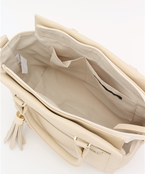 Heather(ヘザー)の「タッセルショルダーBAG 712676(ショルダーバッグ・レディース・アイボリー/ブラック/ピンク系その他・ONE SIZE)」の10枚目の写真