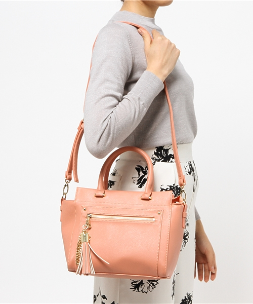Heather(ヘザー)の「タッセルショルダーBAG 712676(ショルダーバッグ・レディース・アイボリー/ブラック/ピンク系その他・ONE SIZE)」の12枚目の写真