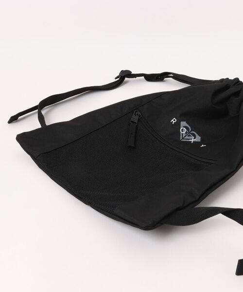 ROXY(ロキシー)の「ROXY ANYWHERE DRAW ナップサック リュック 【2026年夏モデル】(ショルダーバッグ・レディース・ブラック/ベージュ・FREE)」の5枚目の写真