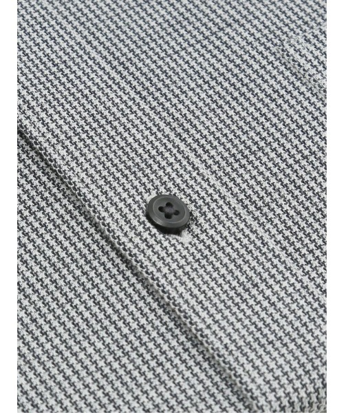 m.f.editorial(エムエフエディトリアル)の「ワイシャツ メンズ ストレッチ 吸水速乾 イージーケア アルティマ 綿混 ボタンダウン 半袖 ビズシャツ NEWスタンダードフィット(ビジネスシャツ・メンズ・ハウンドトゥース・MEDIUM/LARGE/X-LARGE)」の6枚目の写真