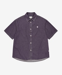 COVERNAT（カバーナット）の「C LOGO DENIM HALF SHIRT（シャツ/ブラウス）」