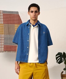 COVERNAT（カバーナット）の「C LOGO DENIM HALF SHIRT（シャツ/ブラウス）」