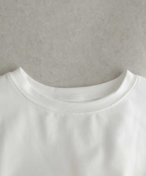 Bulue.(ブルー)の「3way フリルビスチェ風トップス ノースリーブ ビスチェ マルチウェイ フリルブラウス レイヤード(Tシャツ/カットソー・レディース・オフホワイト/グレー/ブラック・FREE)」の12枚目の写真
